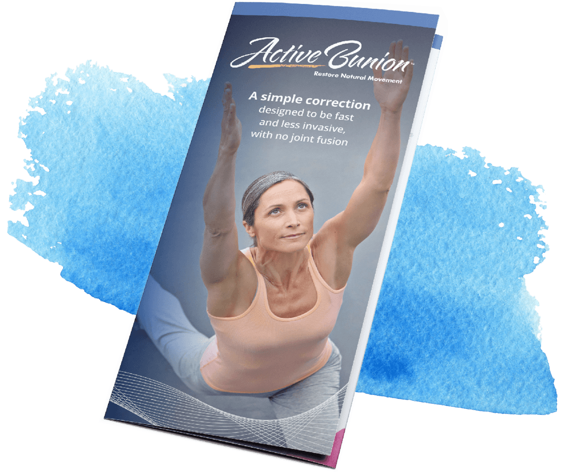 Active Bunion Patient Brochure Cover